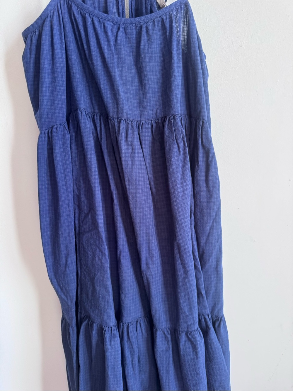 Everlane The Billow Tiered Maxi Dress Navy M $128 - Picture 5 of 10